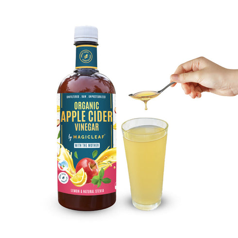 Magicleaf Organic Himalayan Apple Cider Vinegar with Lemon and Stevia 750ml